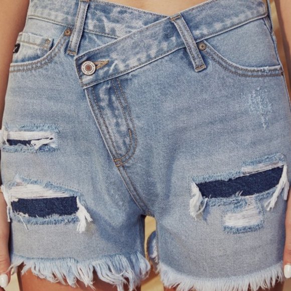 BRAND NEW HIGH RISE CROSSOVER SHORTS - Picture 8 of 8